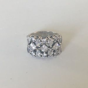 ✨ Crystal and Silver Ring ✨